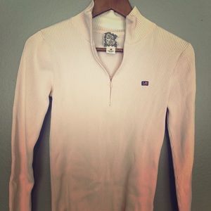 Ralph Lauren ribbed quarter zip